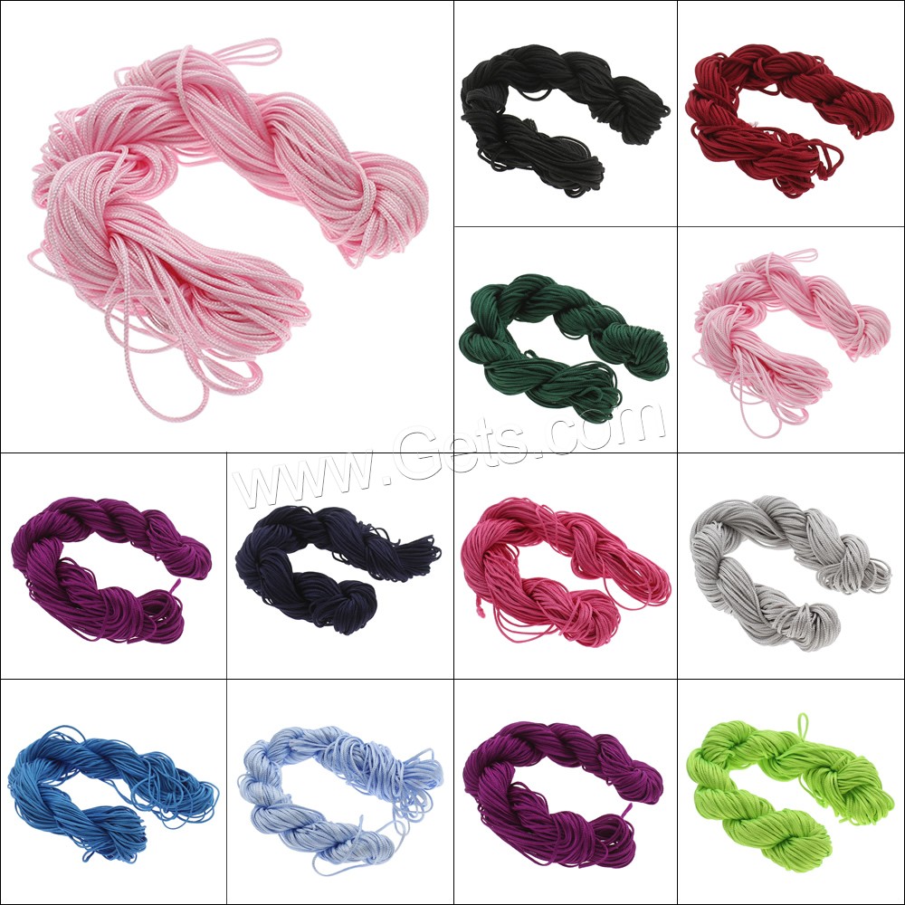 Polyamide Cord, Nylon, different size for choice, more colors for choice, Length:Approx 280 m, 10PCs/Bag, Sold By Bag