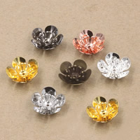 Brass Bead Cap, Flower, plated nickel, lead & cadmium free Approx 1.5mm 