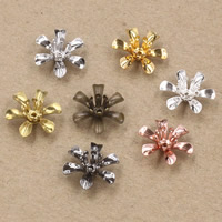 Brass Bead Cap, Flower, plated nickel, lead & cadmium free Approx 1.5mm 