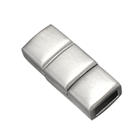 Rectangle Stainless Steel Magnetic Clasp, plated Approx [