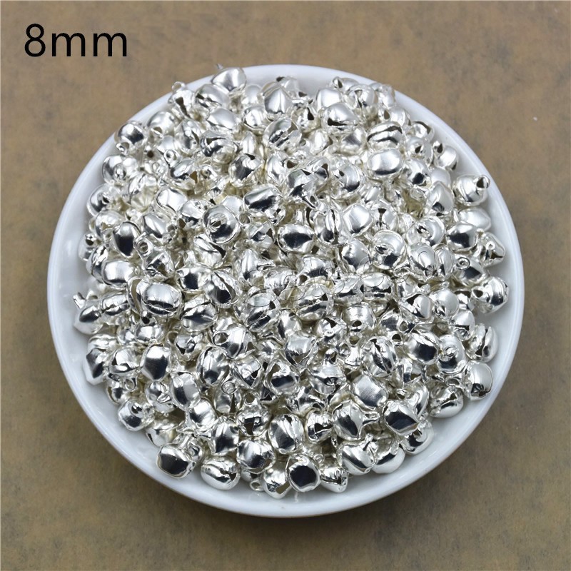 Zinc Alloy Jingle Bell for Christmas Decoration, plated, different size for choice, more colors for choice, lead & cadmium free, Hole:Approx 1.5mm, 100PCs/Bag, Sold By Bag