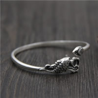 Thaïlande bracelet manchette, dragon, unisexe, 50mm, Diamètre inté Environ 50mm Environ 6 pouce, Vendu par PC