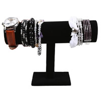 présentoir de Bracelet en bois, avec velours de coton, plus de couleurs à choisir Vendu par PC