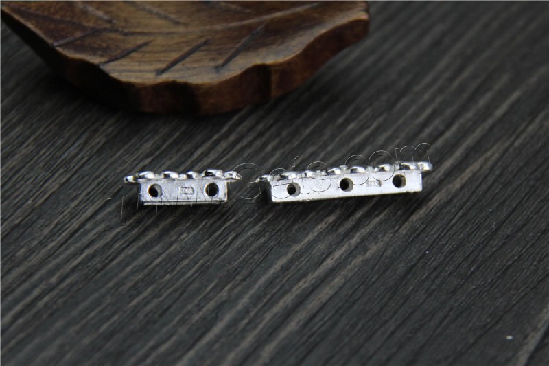 Sterling Silver Spacer Bar, 925 Sterling Silver, Flower, different size for choice, Sold By PC