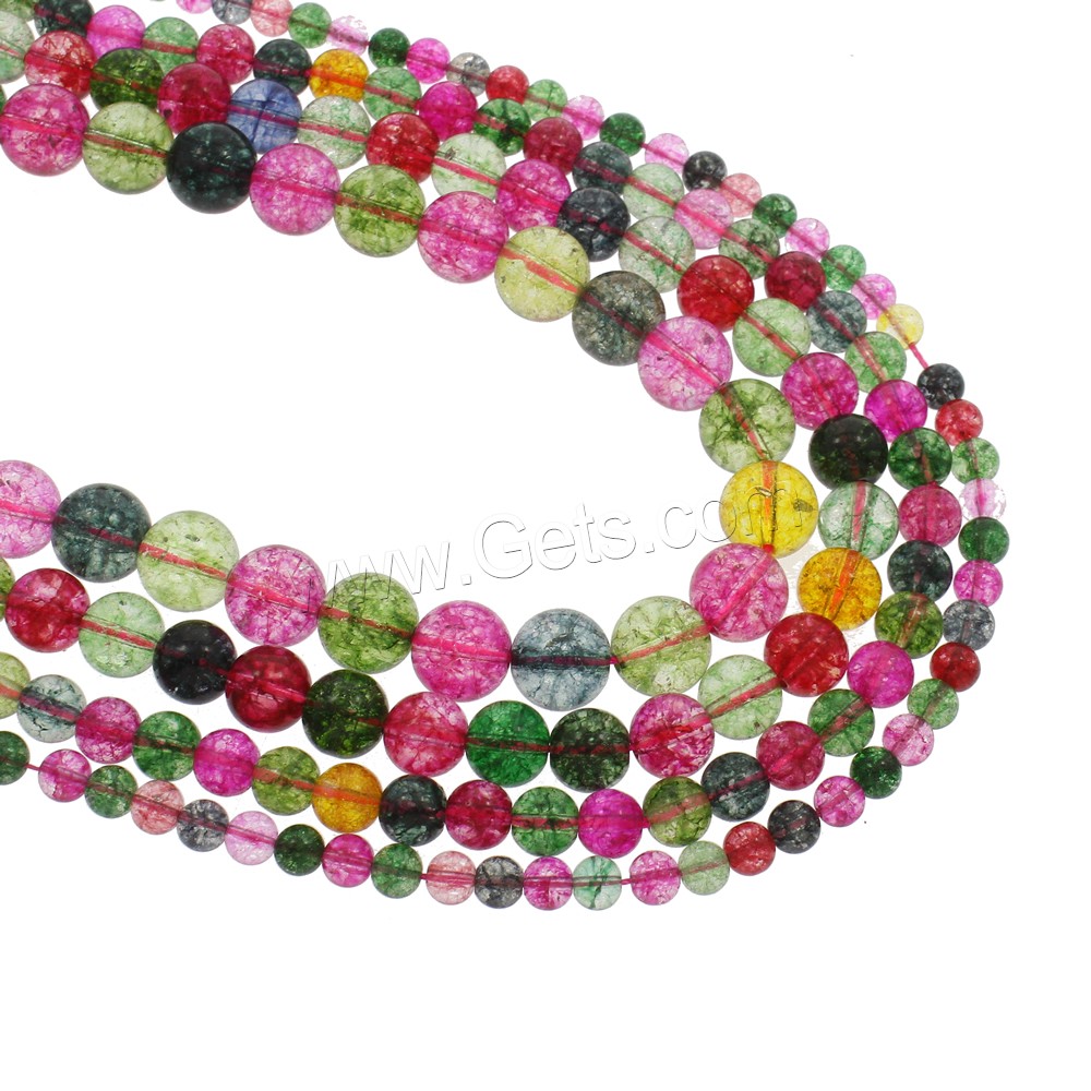 Perles de Tourmaline naturels, Synthétique-Tourmaline, Rond, Birthstone octobre & normes différentes pour le choix, Trou:Environ 1mm, Longueur:Environ 15.5 pouce, Vendu par brin