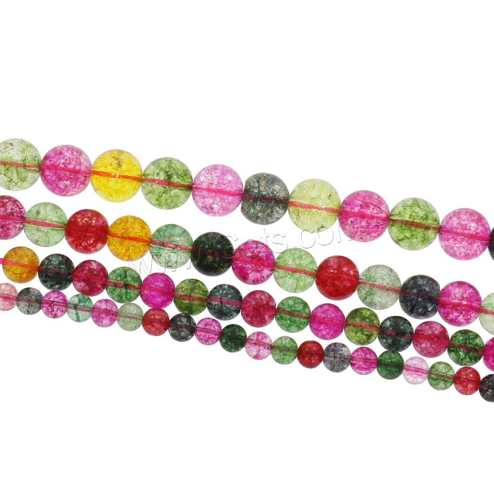 Perles de Tourmaline naturels, Synthétique-Tourmaline, Rond, Birthstone octobre & normes différentes pour le choix, Trou:Environ 1mm, Longueur:Environ 15.5 pouce, Vendu par brin