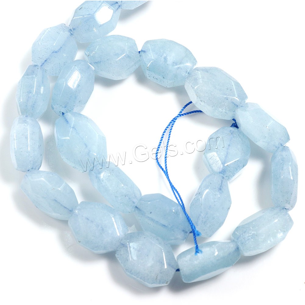 Aquamarine Beads, Flat Oval, natural, March Birthstone & different size for choice & faceted, Hole:Approx 0.5-1mm, Length:Approx 16 Inch, Sold By Strand