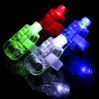 Plastic Laser Finger, for children & LED US Ring .5-6 