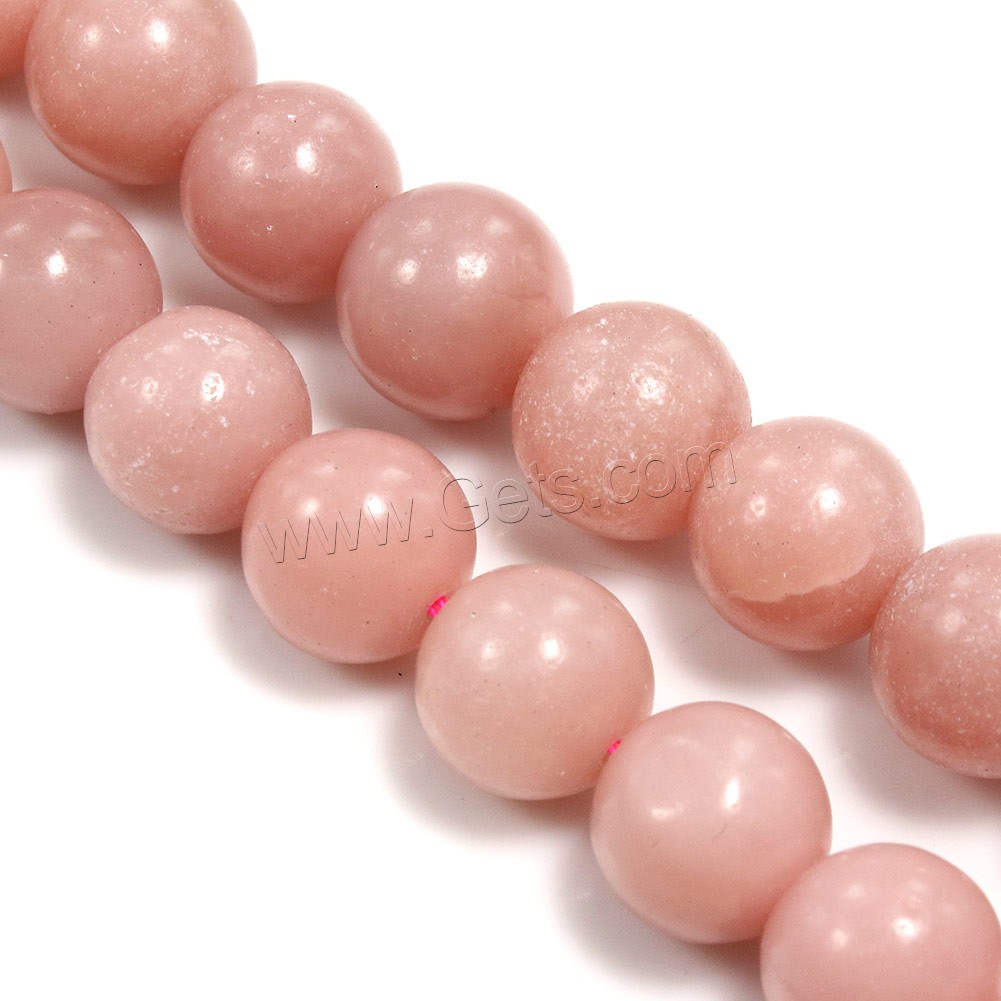 Pink Opal Beads, Round, more sizes for choice, Hole:Approx 1mm, Length:Approx 15 Inch, Sold By Strand