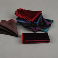 Carrés de mouchoirs unisex, velours de coton, cadre, unisexe, plus de couleurs à choisir Vendu par PC