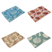 Place Mats, Cotton Fabric, Rectangle, applicable to western 