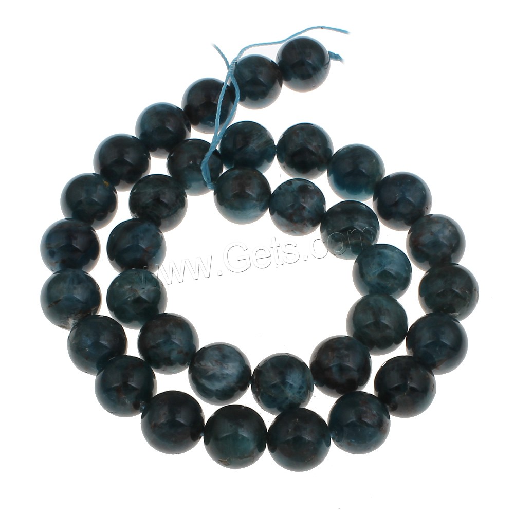 Apatite Beads, Round, different size for choice, Hole:Approx 1mm, Length:Approx 15.5 Inch, Sold By Strand