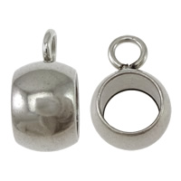 Stainless Steel Bail Bead, original color Approx 2mm,5mm [