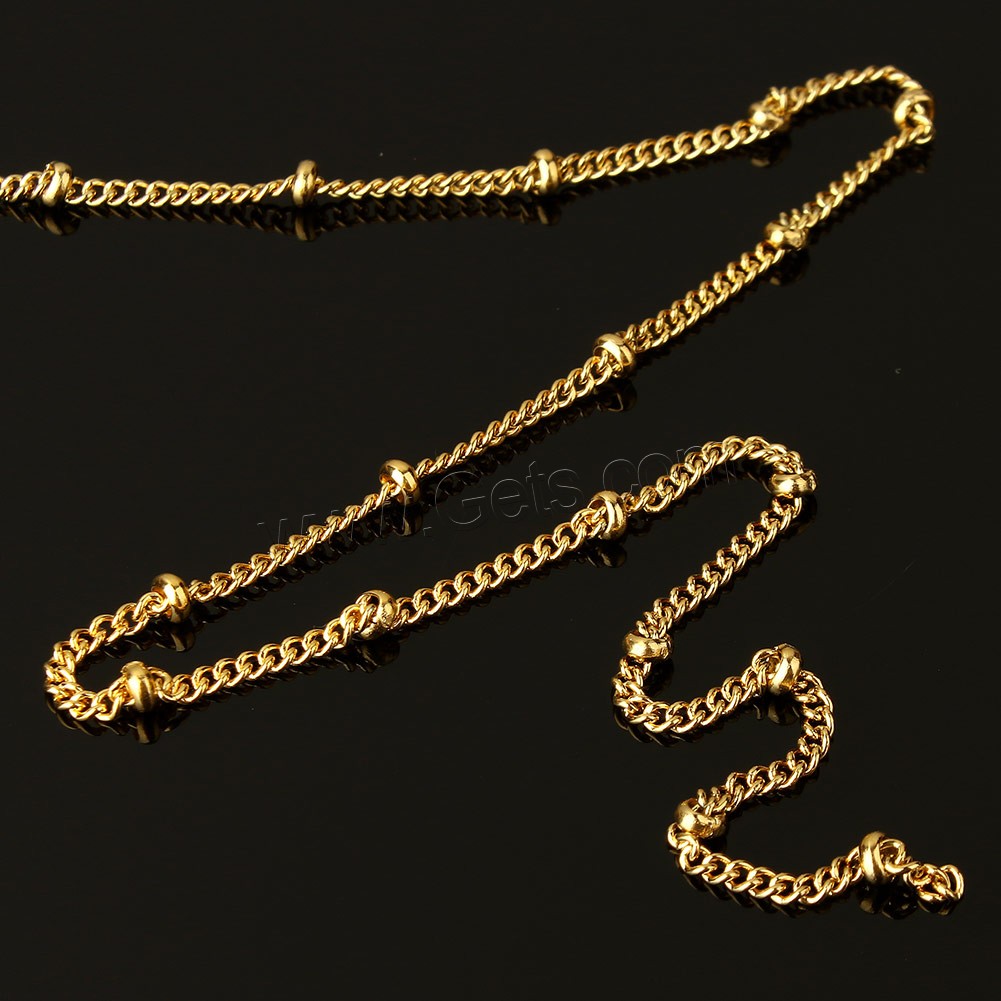 Edelstahl Oval Kette, mit Kunststoffspule, plattiert, verschiedene Größen vorhanden & Twist oval, keine, ca. 20m/Spule, verkauft von Spule