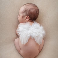 Jewelry Photo Props, Feather, with nylon elastic cord, Wing Shape, elastic & for children 