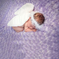 Feather Photo Shoot Props, with nylon elastic cord, elastic & for children Approx 14.9 Inch 