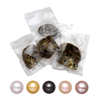 Ostra de la perla de agua dulce cultivadas amor deseo, Perlas Cultivadas de Akoya, Patata, Madre Perla, más colores para la opción, 9-10mm, Vendido por UD