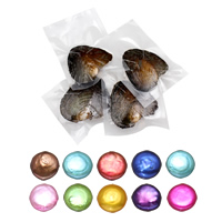 Ostra de la perla de agua dulce cultivadas amor deseo, Perlas cultivadas de agua dulce, Botón, Madre Perla, más colores para la opción, 10-11mm, Vendido por UD