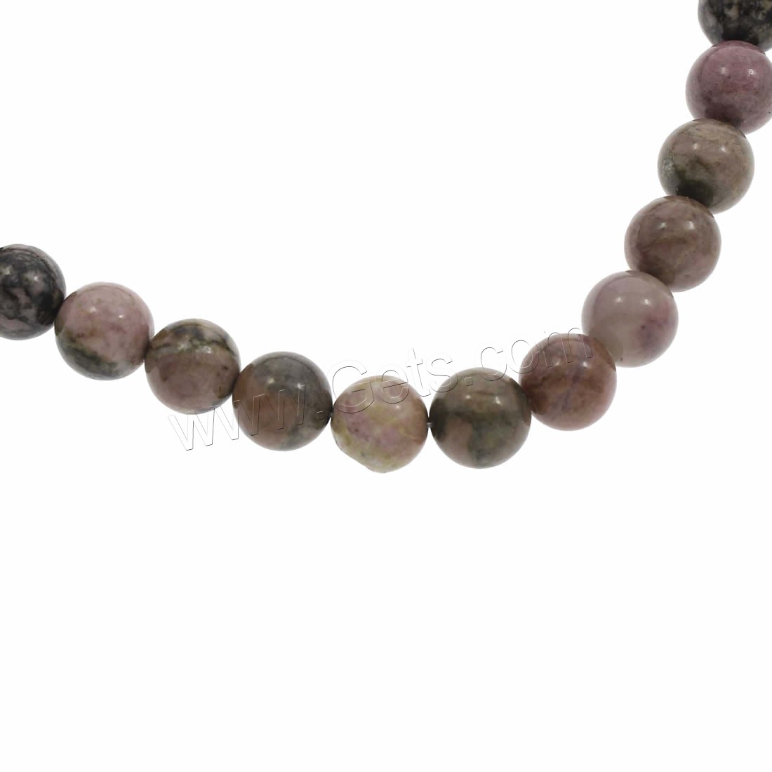 Rhodonite Beads, Rhodochrosite, Round, different size for choice, Length:Approx 15 Inch, Sold By Strand