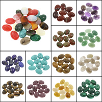 Gemstone Cabochons, Flat Oval 