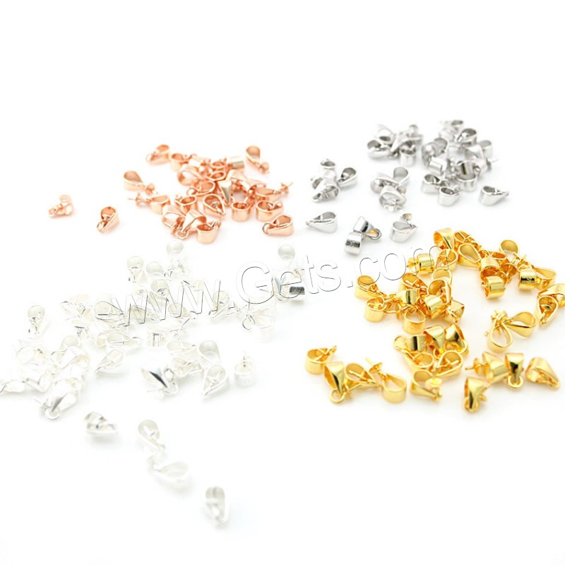 Sterling Silver Peg Bail, 925 Sterling Silver, plated, different size for choice, more colors for choice, Hole:Approx 3x5mm, Sold By PC