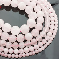 Natural Rose Quartz Beads, Round Approx 15 Inch 