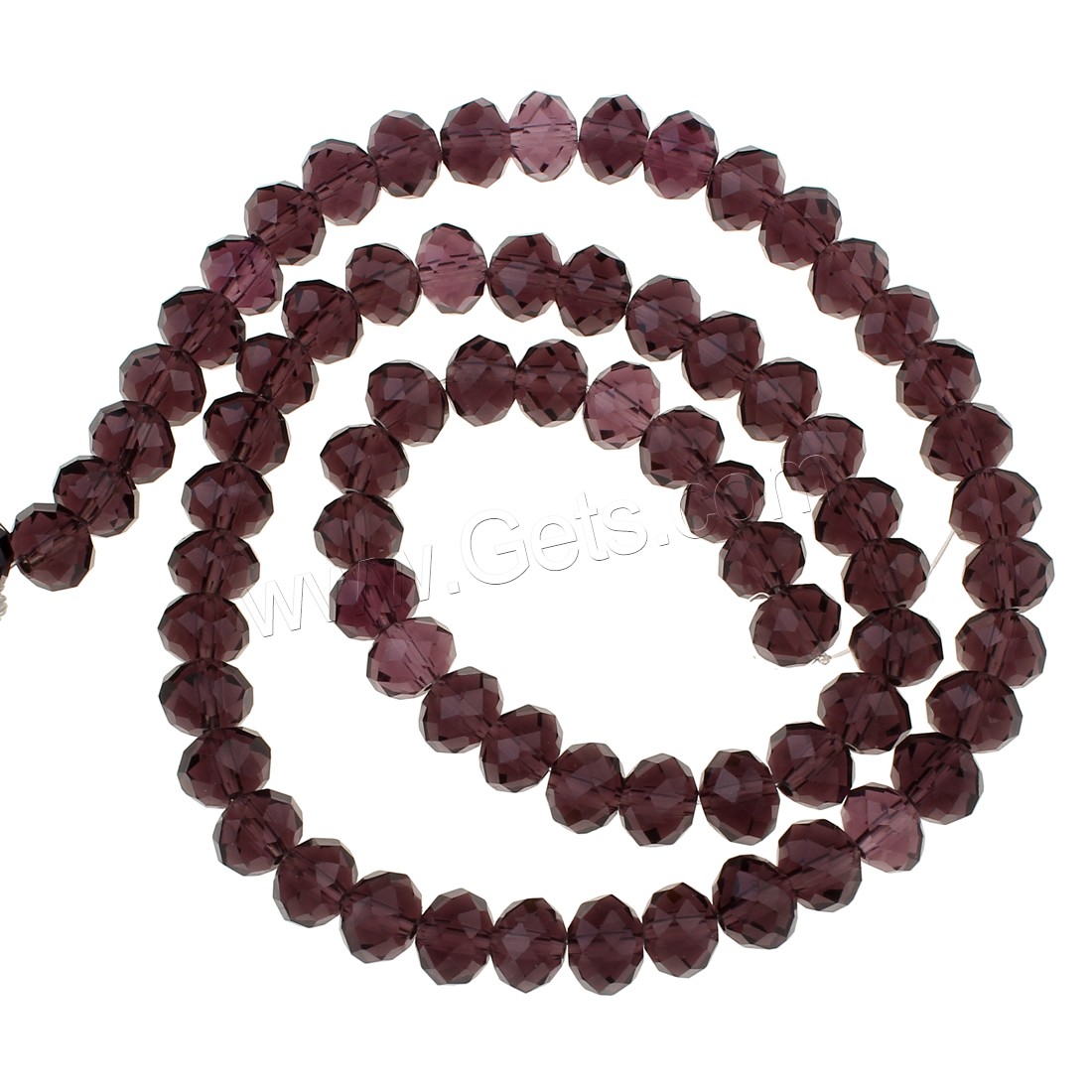 El Abalorio De Cristal Mixto, diverso tamaño para la opción & facetas, más colores para la opción, agujero:aproximado 1mm, longitud:aproximado 15 Inch, Vendido por Sarta