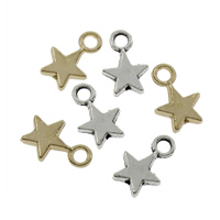 Zinc Alloy Star Pendant, plated lead & cadmium free Approx 1.5mm, Approx 