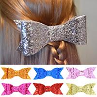 tissu Clip bec, avec Sequin en plastique, pour les enfants, plus de couleurs à choisir Vendu par PC