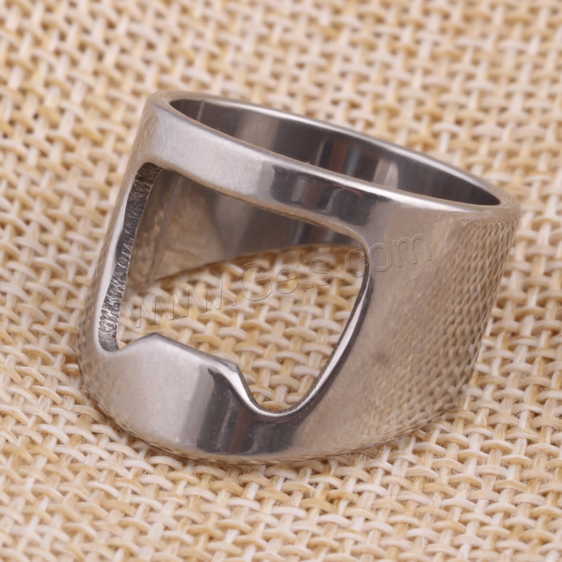 Men Stainless Steel Ring in Bulk, Titanium Steel, different size for choice & for man, original color, 1.75mm, Sold By PC