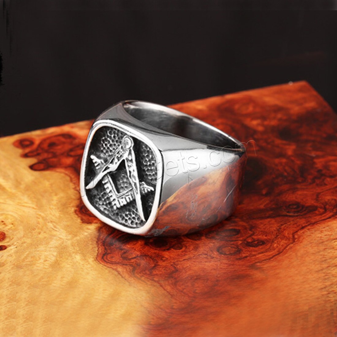 Men Stainless Steel Ring in Bulk, Titanium Steel, different size for choice & for man, original color, 17mm, Sold By PC