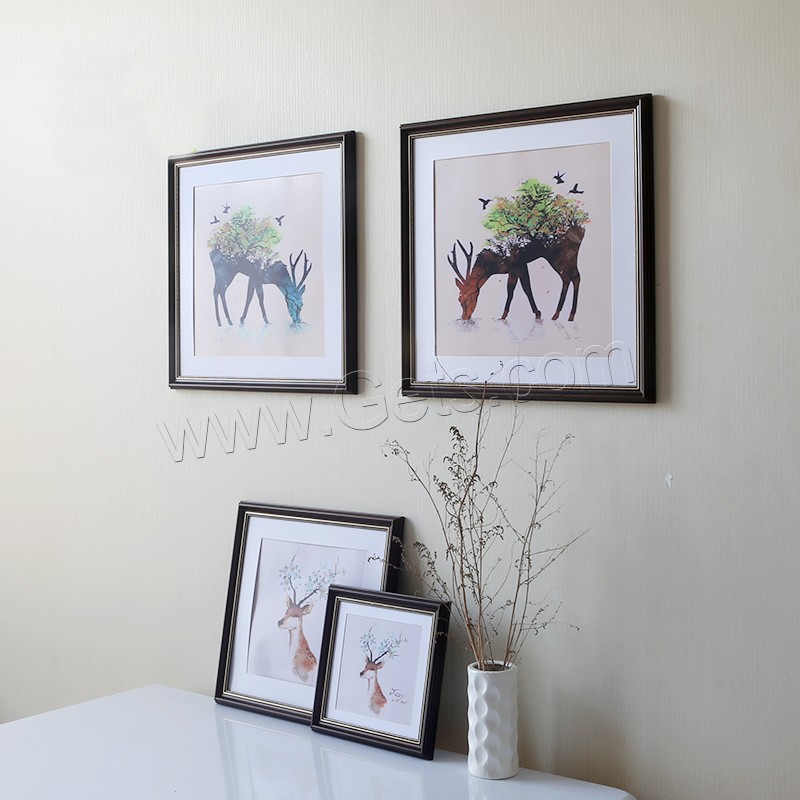 Polystyrene Picture Frame,  Square, Available For Table Top or Wall-Hanging & different size for choice, more colors for choice, Sold By PC