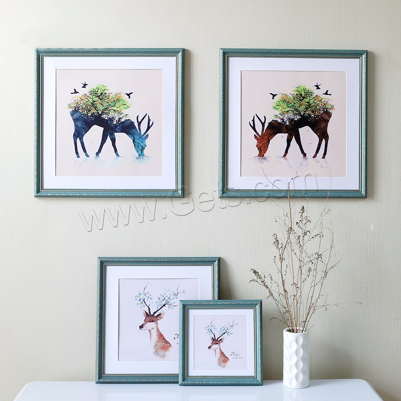 Polystyrene Picture Frame,  Square, Available For Table Top or Wall-Hanging & different size for choice, more colors for choice, Sold By PC