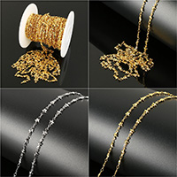 Stainless Steel Chain Jewelry, with plastic spool, plated 