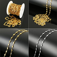 Stainless Steel Chain Jewelry, with plastic spool, plated 