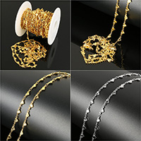 Stainless Steel Chain Jewelry, with plastic spool, plated 