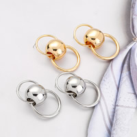 Zinc Alloy Drop Earring, stainless steel post pin, plated, for woman lead & cadmium free 