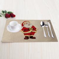 Place Mats, Linen, Rectangle, Christmas jewelry 