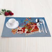 Place Mats, Linen, Rectangle, Christmas jewelry 