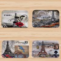 Flanelles Tapis, rectangle, anti-dérapage & modèles différents pour le choix & avec le motif de lettre Vendu par PC