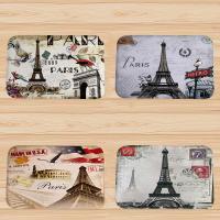 Flanelles Tapis, rectangle, anti-dérapage & modèles différents pour le choix & avec le motif de lettre Vendu par PC