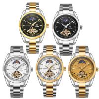 Collection de montres TEVISE®, acier inoxydable, avec verre, Placage, 30M étanche & montre mécanique & pour homme, plus de couleurs à choisir 18mm Environ 7.8 pouce, Vendu par PC