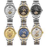 Collection de montres TEVISE®, acier inoxydable, avec verre, Placage, 30M étanche & montre mécanique & pour homme, plus de couleurs à choisir Environ 9.4 pouce, Vendu par PC