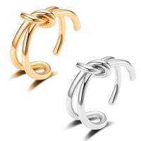 Zinc Alloy Cuff Finger Ring, plated, open & for woman lead & cadmium free, 16mm, US Ring .5 