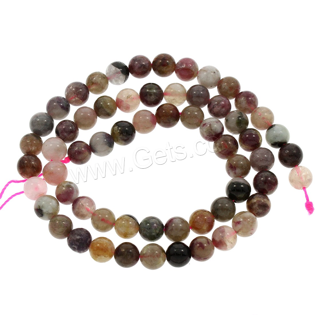 Tourmaline Beads, Round, different size for choice, Hole:Approx 1mm, Length:Approx 15 Inch, Sold By Strand