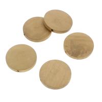 Perles en bois teints, Plat rond Environ 1.5mm, Vendu par PC