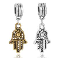 Zinc Alloy European Pendants, Hamsa, plated, without troll lead & cadmium free, 10-30mm Approx 4-4.5mm 