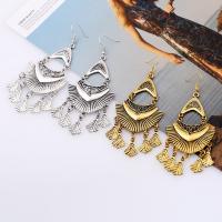 Zinc Alloy Drop Earring, iron earring hook, plated, for woman lead & cadmium free 