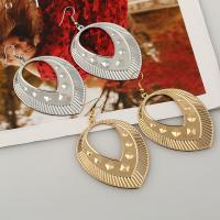 Zinc Alloy Drop Earring, iron earring hook, plated, for woman lead & cadmium free 