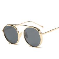 Fashion Sunglasses, Zinc Alloy, with PC plastic lens, plated, anti ultraviolet & for woman lead & cadmium free 